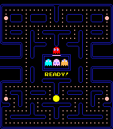 Pac-Man, all versions, normal level